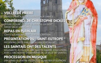Fête de la St Eutrope le 4 mai à Saintes