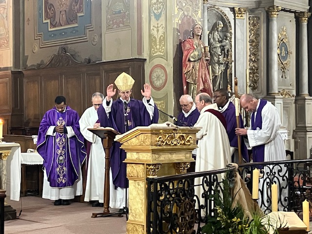 Retour en images sur l’accueil de Mgr Pierre-Antoine Bozo – 30 novembre
