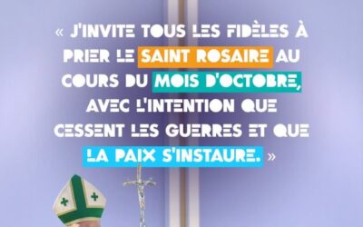 En octobre, prier le rosaire pour la paix avec Léon XIV